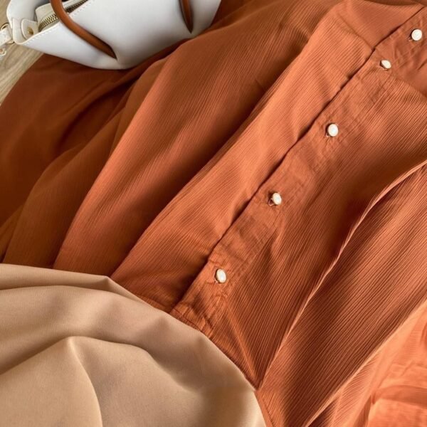 Mazaya dress Caramel - Image 3