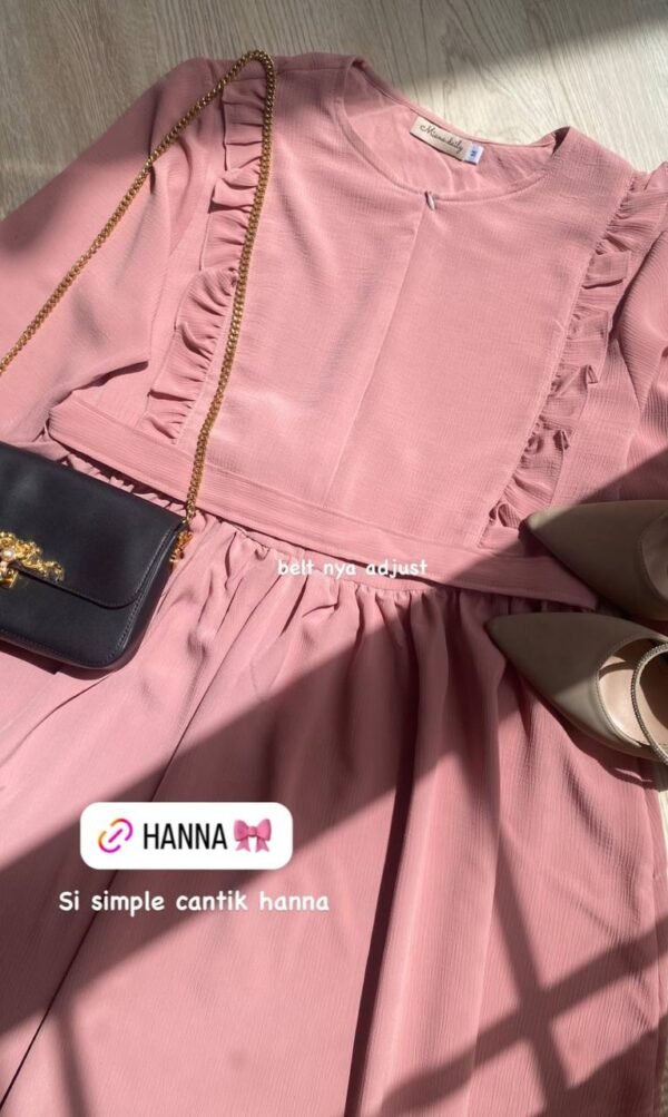 Hannah Dress Pink - Image 2