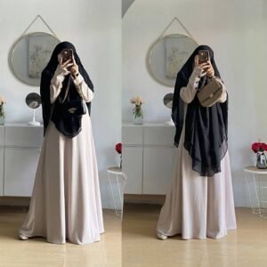 Frensh khimar black